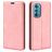 Mobigear Retro Slim Motorola Edge 30 Hoesje Bookcase Portemonnee - Roze Mobigear Retro Slim Motorola Edge 30 Hoesje Bookcase Portemonnee - Roze