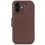 Decoded Detachable Wallet iPhone 17 MagSafe Hoesje Echt Leer Uitneembare 2in1 Bookcase Portemonnee - Chocolate Brown