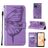 Mobigear Butterfly Realme C31 Hoesje Bookcase Portemonnee - Paars