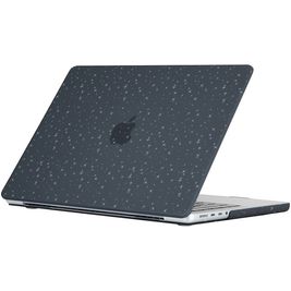 Mobigear Sparkle MacBook Pro 14 Inch (2021-2025) Hoes Hardshell Laptopcover MacBook Case - Zwart - Model A2442 / A2779 / A2918 / A2992 / A3401 / A3112 / A3434