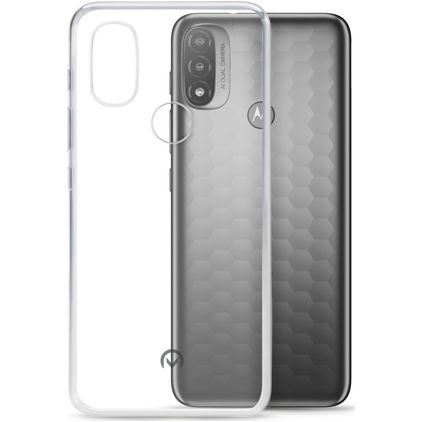 Mobilize Gelly Doorzichtig Motorola Moto E20 Hoesje Flexibel TPU Backcover - Transparant