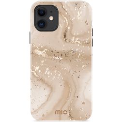 MIO iPhone XR MagSafe Hoesje Hardcase Backcover - Gold Marble