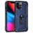 Mobigear Armor Ring iPhone 13 Pro Hoesje Hardcase Backcover Shockproof met Ringhouder - Blauw