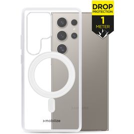 Mobilize Naked Protection Doorzichtig Samsung Galaxy S24 Ultra MagSafe Hoesje Hardcase Backcover Shockproof - Transparant