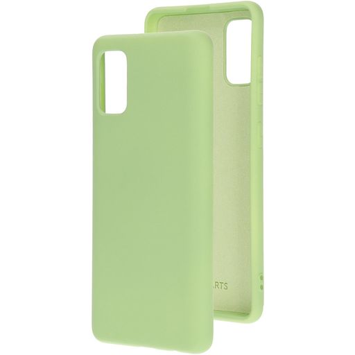 Mobiparts Samsung Galaxy A41 Siliconen Hoesje Backcover - Pistache Green