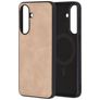 Mobiparts Classic Samsung Galaxy A37 MagSafe Hoesje TPU,Kunstleer Backcover - Moonstone Beige