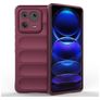 Mobigear Bumpy Xiaomi 13 Pro Hoesje Flexibel TPU Backcover - Bordeaux Rood