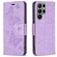 Mobigear Butterfly Samsung Galaxy S23 Ultra Hoesje Bookcase Portemonnee - Paars