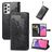 Mobigear Mandala Samsung Galaxy A33 Hoesje Bookcase Portemonnee - Zwart