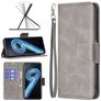 Mobigear Excellent OPPO A96 Hoesje Bookcase Portemonnee - Grijs