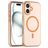 Mobigear Shockproof iPhone 16 MagSafe Hoesje Flexibel TPU Backcover - Oranje