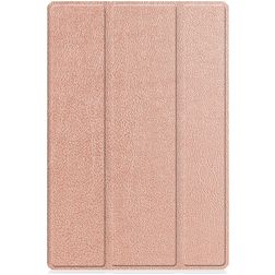 Mobigear Tri-Fold Gel Samsung Galaxy Tab A8 10.5 (2021) Hoes TPU,Kunstleer Bookcase - Roségoud
