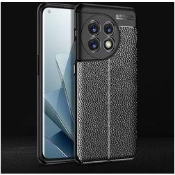Mobigear Luxury OnePlus 11 Hoesje Flexibel TPU Backcover - Zwart