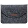 Mobigear Envelope Vilt Laptop Sleeve (max 25 cm x 37 cm) Laptop hoes - Zwart