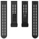 Mobigear Sport Plus Mag Siliconen Smartwatch Bandje Magneetsluiting - Universeel 22 mm connector - Zwart