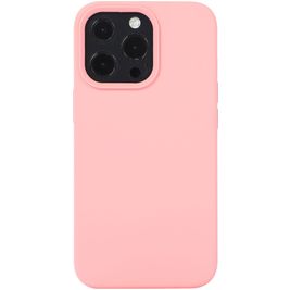 Mobigear Rubber Touch iPhone 14 Pro Siliconen Hoesje Backcover - Blossom Pink