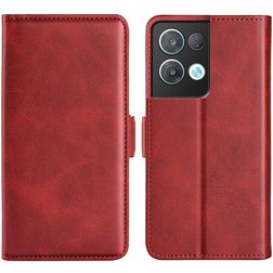 Mobigear Slim Magnet OPPO Reno 8 Pro 5G Hoesje Bookcase Portemonnee - Rood