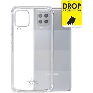 My Style Protective Flex Doorzichtig Samsung Galaxy A42 Hoesje Flexibel TPU Backcover Shockproof - Transparant