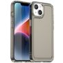 Mobigear Crystal iPhone 15 Plus Hoesje Flexibel TPU Backcover - Grijs