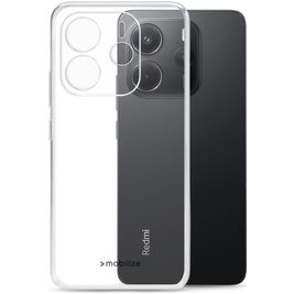 Mobilize Gelly Case Doorzichtig Xiaomi Redmi Note 14 Hoesje Flexibel TPU Backcover - Transparant