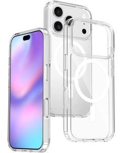 Mobigear Crystal Doorzichtig iPhone 17 Pro MagSafe Hoesje Hardcase Backcover - Transparant