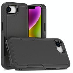 Mobigear Heavy Armor iPhone 17e Hoesje Hardcase Backcover Shockproof - Zwart