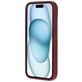 Mobiparts iPhone 15 Siliconen Hoesje Backcover - Plum Red