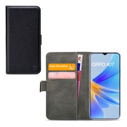 Mobilize Classic Gelly Wallet OPPO A17 Hoesje Bookcase Portemonnee - Zwart