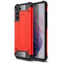 Mobigear Outdoor Samsung Galaxy S21 FE Hoesje Hardcase Backcover Shockproof - Rood