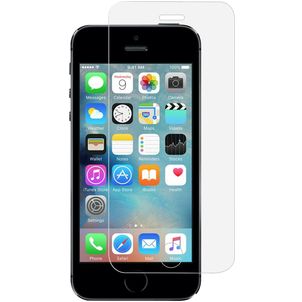 Mobigear iPhone 5S Glazen Screenprotector - Case Friendly