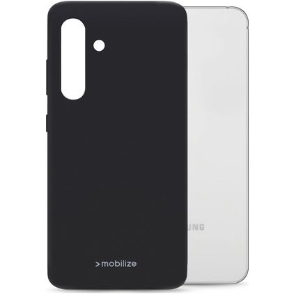 Mobilize Rubber Gelly Samsung Galaxy S26 Hoesje Flexibel TPU Backcover - Zwart