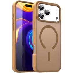Mobigear Shockproof iPhone 17 Pro Max MagSafe Hoesje Hardcase Backcover - Desert Gold