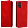 Mobigear Retro Slim Samsung Galaxy A51 Hoesje Bookcase - Rood