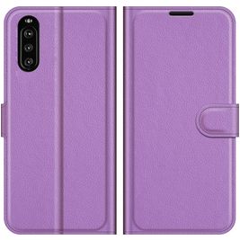 Mobigear Classic Sony Xperia 10 III Hoesje Bookcase Portemonnee - Paars
