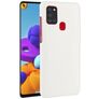 Mobigear Croco Samsung Galaxy A21s Hoesje Backcover - Wit