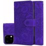 Mobigear Mandala iPhone 11 Hoesje Bookcase Portemonnee - Paars