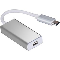Mobigear USB-C naar Mini DisplayPort Adapter - Zilver