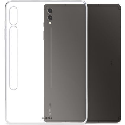 Mobilize Gelly Samsung Galaxy Tab S9 Plus Hoes Flexibel TPU Backcover - Transparant