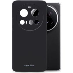 Mobilize Rubber Gelly Xiaomi 15 Ultra Hoesje Flexibel TPU Backcover - Zwart
