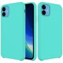 Mobigear Rubber Touch iPhone 11 Siliconen Hoesje Backcover - Turquoise