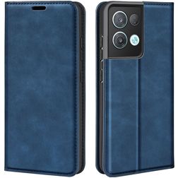 Mobigear Retro Slim OPPO Reno 8 Pro 5G Hoesje Bookcase Portemonnee - Donkerblauw