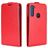 Mobigear Motorola One Fusion Plus Hoesje Flipcase - Rood