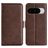 Mobigear Slim Magnet Google Pixel 10 Hoesje Bookcase Portemonnee - Bruin
