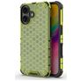 Mobigear Honeycomb iPhone 16 Plus Hoesje Hardcase Backcover Shockproof - Groen