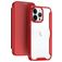 Mobigear Smart Fit iPhone 15 Pro Max Hoesje Hardcase Bookcase - Rood
