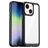 Mobigear Crystal iPhone 14 Hoesje Hardcase Backcover - Transparant / Zwart