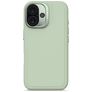 Decoded Stacks iPhone 16 Siliconen MagSafe Hoesje Backcover - Mist Green