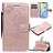 Mobigear Butterfly iPhone 12 Mini Hoesje Bookcase Portemonnee - Roségoud