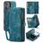 Caseme 008 iPhone 16 Plus Hoesje Uitneembare 2in1 Bookcase Portemonnee - Blauw