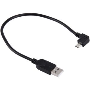Mobigear USB-A naar Micro USB Kabel 0,3 m - Zwart
